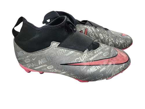 Used Nike Soccer Cleats Grey Youth 06.0 11849-S000024149