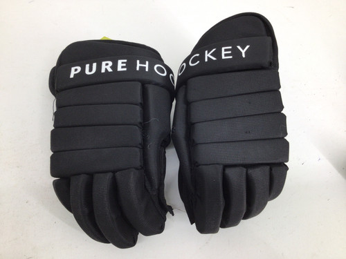 Used PURE HOCKEY 11 IN GLOVES Junior Gloves Black 11" 11752-S000060725