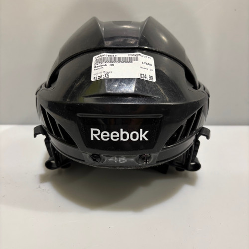 Vist Large View of Product Image Which is Used Reebok 3K Hockey Helmet Only Black XS