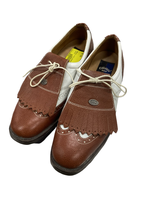 Vist Large View of Product Image Which is Used Callaway Womens Golf Shoes Brown Senior 7