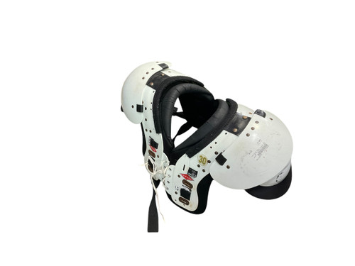Vist Large View of Product Image Which is Used TAG STRIKE FORCE FB Shoulder Pads White LG