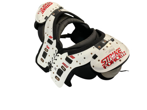Vist Large View of Product Image Which is Used TAG STRIKE FORCE II FB Shoulder Pads White 3X