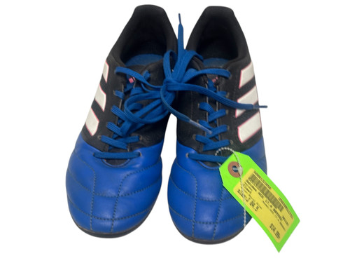 Used Adidas ACE 17.4 BB5592 Soccer Cleats Royal Blue Junior 04.5 11731-S000132050