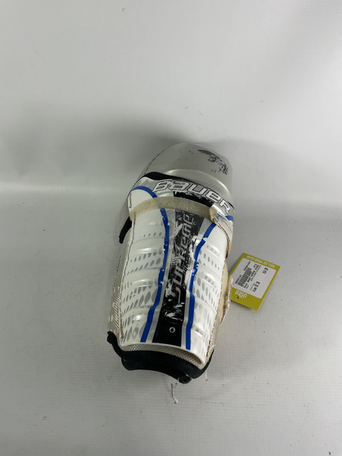 Used Bauer BAUER SUPREME SHINGUARDS Intermediate Shin Guards Grey 10" 11834-S000031191