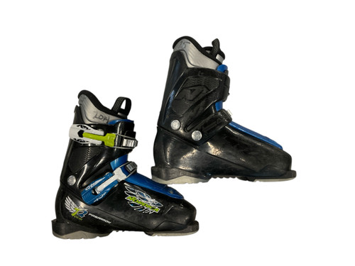 Used Nordica TEAM 2 Boys DH Ski Boot Black 235 MP - J05.5 - W06.5 11512-S000218139