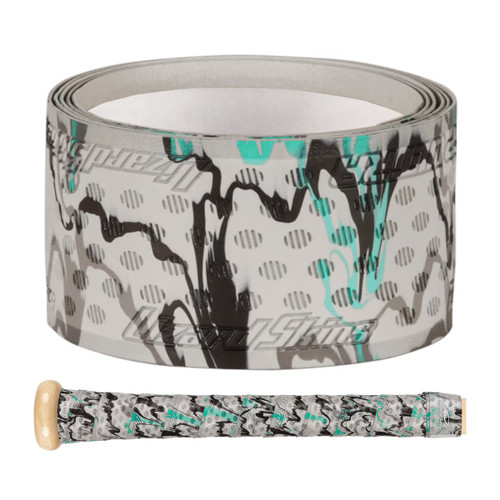 Vist Large View of Product Image Which is New LIZARD SKINS ULTRA BAT GRIP 1.8MM AQUAMARINE CAMO