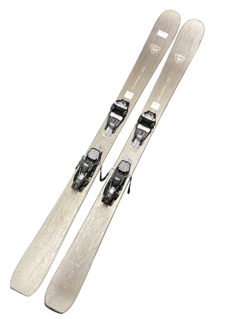 Vist Large View of Product Image Which is Used Rossignol SENDER TI104 Mens Downhill Ski/Binding Black 164 cm