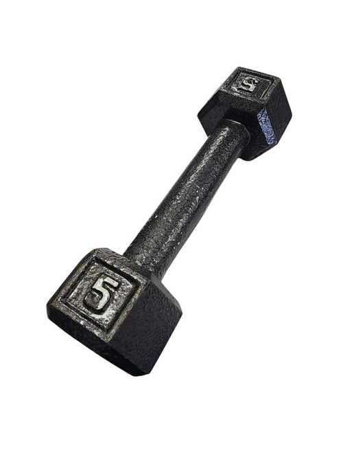 Vist Large View of Product Image Which is Used Fitness Gear Hex Dumbbell (Each) 5 lb 11849-S000024164