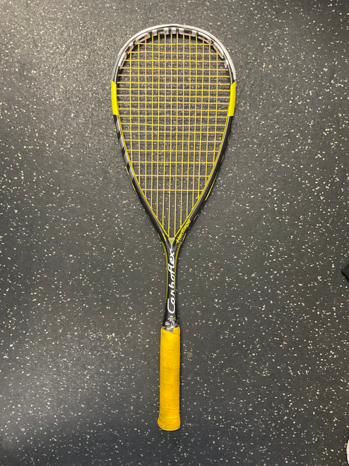 Vist Large View of Product Image Which is TECNIFIBRE CARBOFLEX HERITAGE 125 Squash Racquet