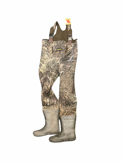 Vist Large View of Product Image Which is GONEX CAMO WADERS YOUTH