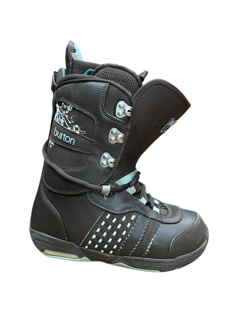 Vist Large View of Product Image Which is Used Burton Sapphire Womens Snowboard Boots Size 6.5