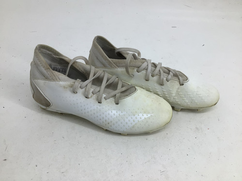 Used Adidas PREDATOR ACCURACY .3 JR 4.0 CLEAT Soccer Cleats White Junior 04 11752-S000060836