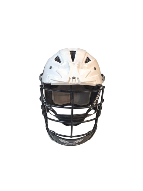 Vist Large View of Product Image Which is Used Cascade MLL Lacrosse Helmet White XXS