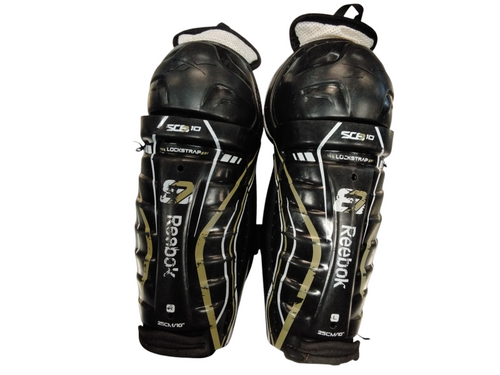 Vist Large View of Product Image Which is Used Reebok SC8710 Junior Shin Guards Black 10" 11866-S000020305