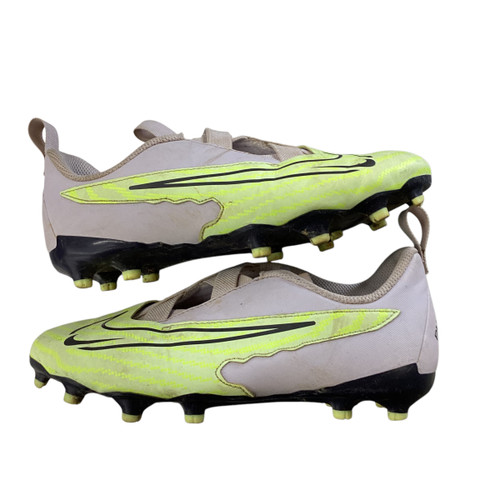 Used Nike Soccer Cleats White And Optic Yellow Junior 03.5 11760-S000070818