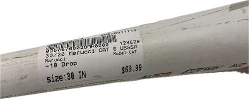 Vist Large View of Product Image Which is Used Marucci CAT 8 BB/SB USSSA 2 3/4 Bat 30"