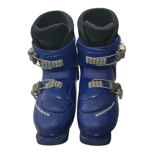 Used Salomon PERFORMA T2 Boys DH Ski Boot Royal Blue 180 MP - Y11 11362-S000157409