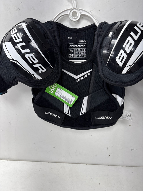 Vist Large View of Product Image Which is Used Bauer LEGACY Youth Shoulder Pads SM