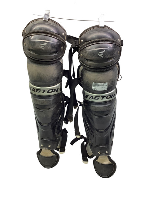 Vist Large View of Product Image Which is Used Easton GAMETIME Catchers Leg Guards Black Youth
