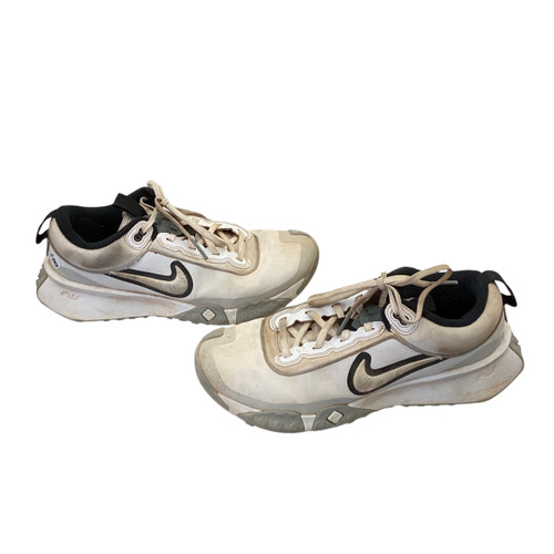 Vist Large View of Product Image Which is Used Nike TURF SHOES SIZE 8 BB/SB Cleats White Senior 8 11760-S000070915