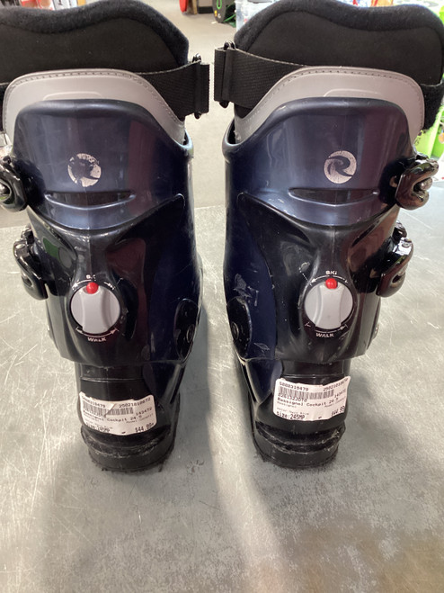 Vist Large View of Product Image Which is Used Rossignol COCKPIT Womens DH Ski Boot Navy Blue 245 MP - M06.5 - W07.5 10672-S000319479