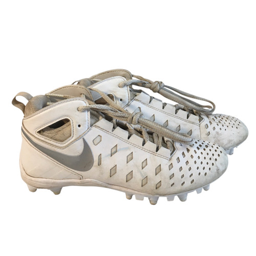 Used Nike LAX Cleats Mens White Senior 5.5 11749-S000181364 Vist Large View of Product Image Which is Used Nike LAX Cleats Mens White Senior 5.5