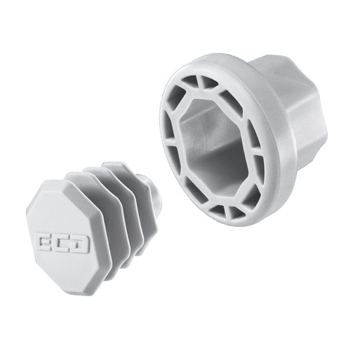 Vist Large View of Product Image Which is ECD Sliding End Cap White #400122