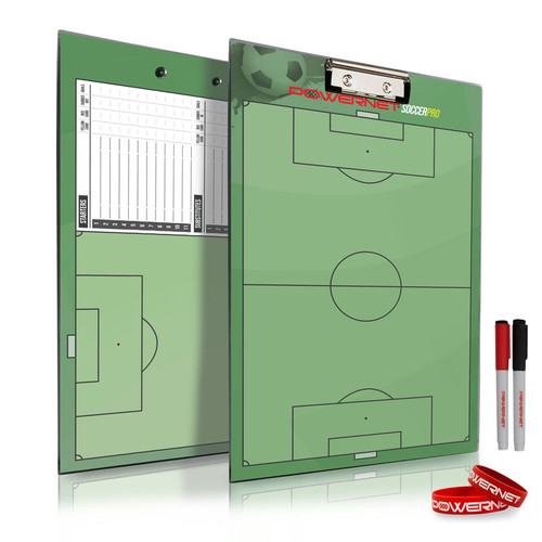 New PowerNet Soccer Pro Lineup Coaching Board 11820-PNT1207
