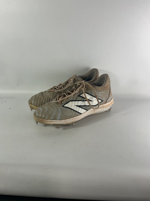 Vist Large View of Product Image Which is Used New Balance BB METAL CLEAT BB/SB Cleats White Senior 10.5