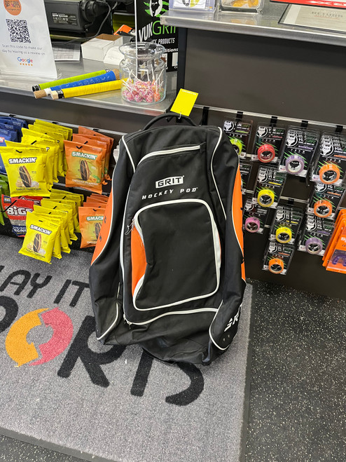 Used Grit Sr Hockey Carry Black And Orange 11801-S000038376