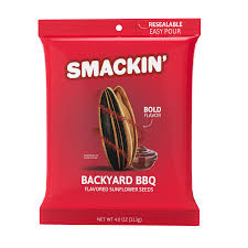 Vist Large View of Product Image Which is New Smackin' Sunflower Seeds 4oz Backyard BBQ