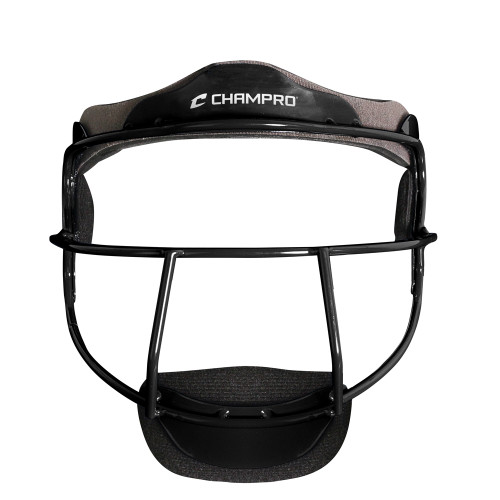 Vist Large View of Product Image Which is New Champro Defensive Fielder's Facemask Yth Black