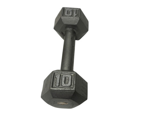 Vist Large View of Product Image Which is Used Hex Dumbbell (Each) 10 lb