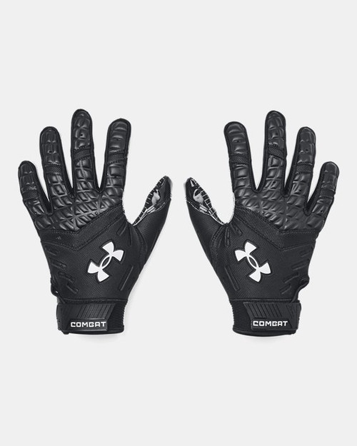 Vist Large View of Product Image Which is New UA COMBAT FOOTBALL GLV L BLK