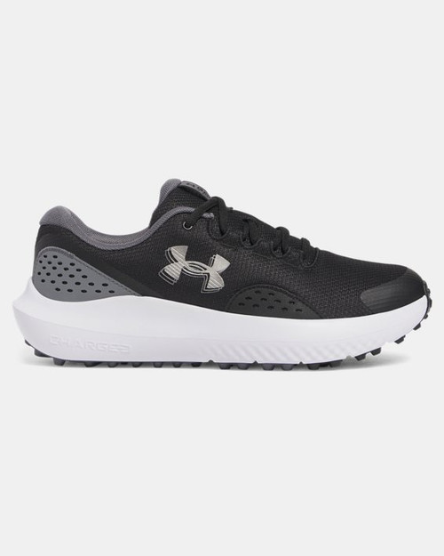 Vist Large View of Product Image Which is New UA SURGE GOLF SHOE 7 BLK