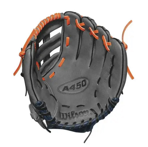 New Wilson A450 BB/SB Glove RH Throw 11" 11792-WILWTA04RB17DW5