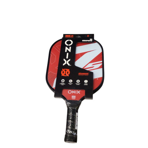 Vist Large View of Product Image Which is Used ONIX Z5 GRAPHITE Pickleball Racquet Red 11760-S000070990