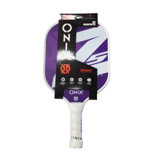 Vist Large View of Product Image Which is Used ONIX Z5 GRAPHITE Pickleball Racquet Purple 11760-S000070992