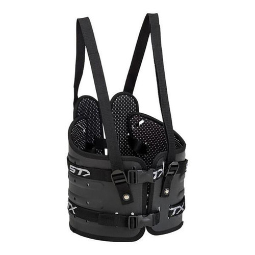 Vist Large View of Product Image Which is New STX STINGER RIB PADS Lacrosse Rib Pads Black SM