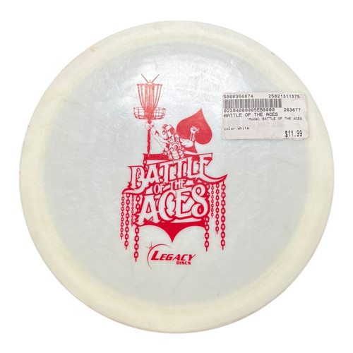 Vist Large View of Product Image Which is Used BATTLE OF THE ACES Disc Golf Driver White 11375-S000356874