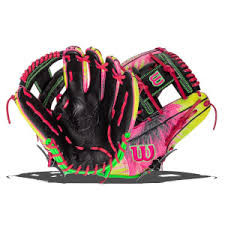 Vist Large View of Product Image Which is New WILSON A2000 1786 PARTY ANIMAL TIE DYE 11.5" RH GLOVE 