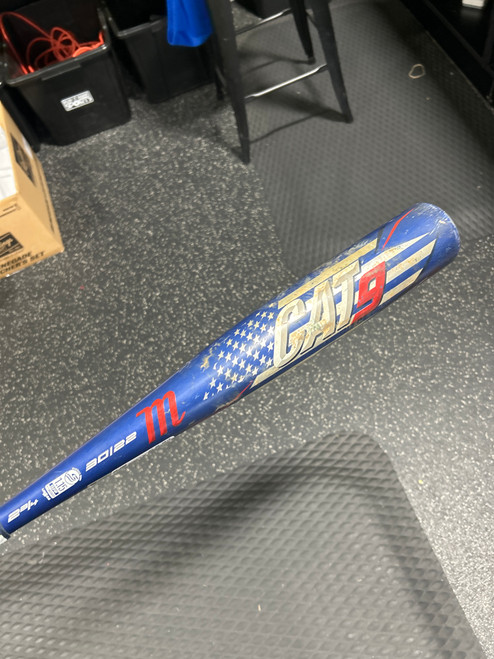 Vist Large View of Product Image Which is Used Marucci CAT 9 BB/SB USSSA 2 3/4 Bat 30"