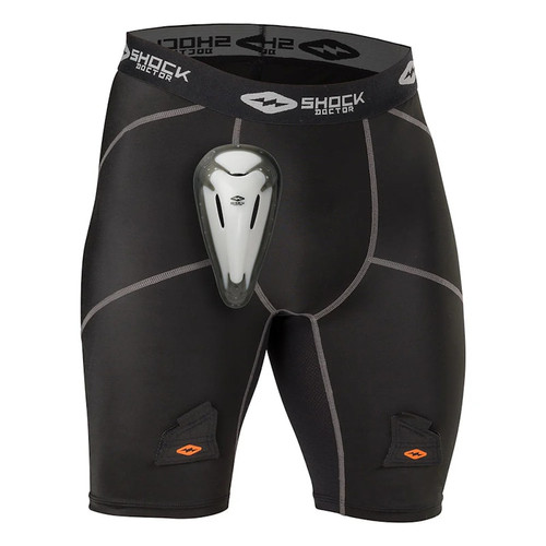 Vist Large View of Product Image Which is Shock Doctor Core Compression Adult Hockey Short w/Cup #SD31710