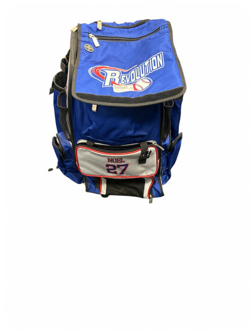 Vist Large View of Product Image Which is Used BoomBah BOOMBAH ROLLING BAT BAG BB/SB Player Wheeled Bag Royal Blue