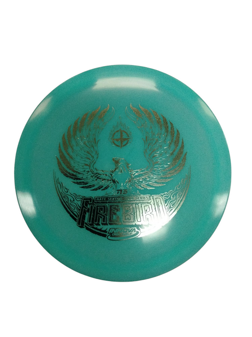 Vist Large View of Product Image Which is Used Innova NATE SEXTON FIREBIRD 2021 Disc Golf Driver Teal