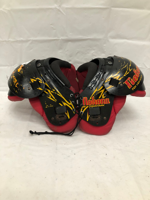 Used Nokona TOMAHAWK FB Shoulder Pads Black MD 11668-S000102643