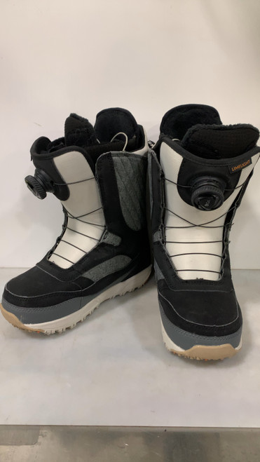 Used Burton LIMELIGHT BOA Womens Snowboard Boots Black Senior 6 11727-S000190733