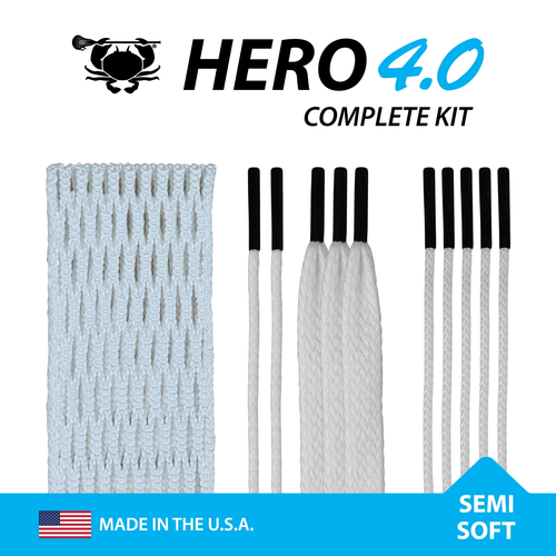 Vist Large View of Product Image Which is New ECD Hero 4.0 Semi-Soft Mesh Kit White #107301 ECD Hero 4.0 Semi-Soft Mesh Kit White #107301
