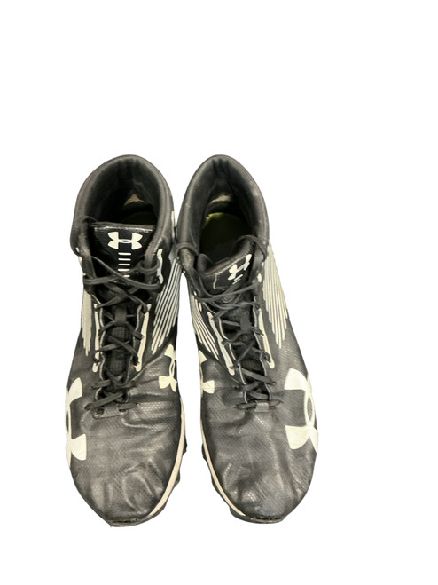 Vist Large View of Product Image Which is Used Under Armour Adult FB Cleats Black Senior 15