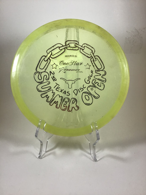 Vist Large View of Product Image Which is Used Prodigy Disc 400 A1 Disc Golf Mid Range Neon Green 173g